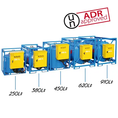 Serbatoi trasportabili in acciaio omologati ADR